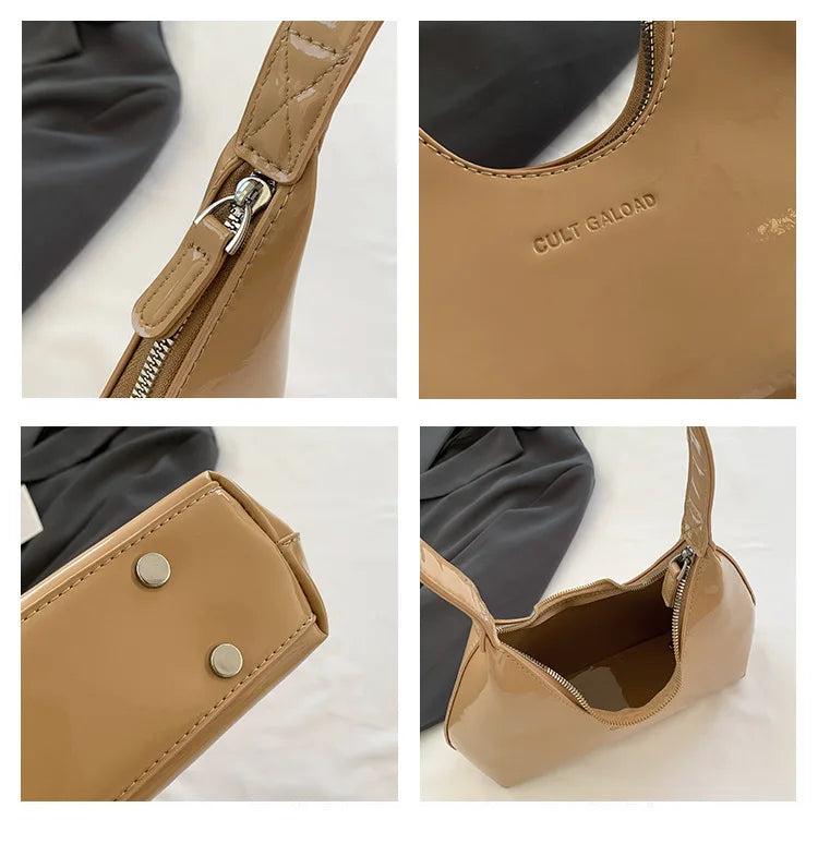 תיק צד מבריק- טרנדי