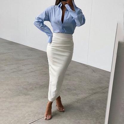 חצאתי עור ארוכה - אן