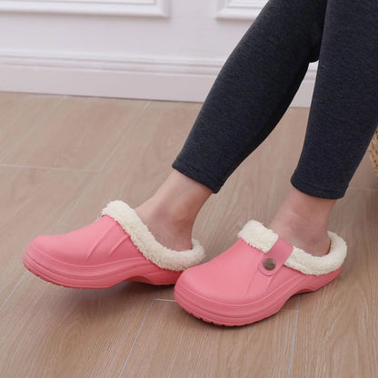 נעלי פרווה מרופדות עמידות למים