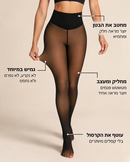 גרביון מחמם, מחטב ונראה שקוף