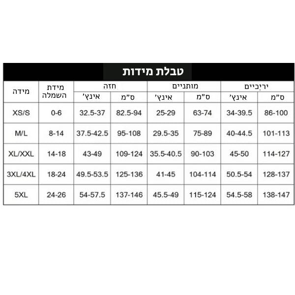 בגד גוף מחטב ומהצר- קים קיי