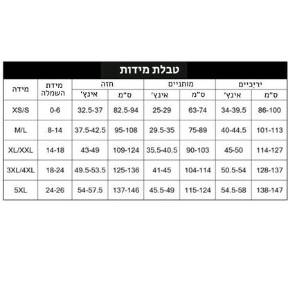 בגד גוף מחטב ומהצר- קים קיי