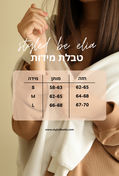 שמלת ערב מקסי משולבת - דגם ורוניקה