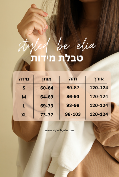 שמלת מקסי פרחונית דגם טאיה